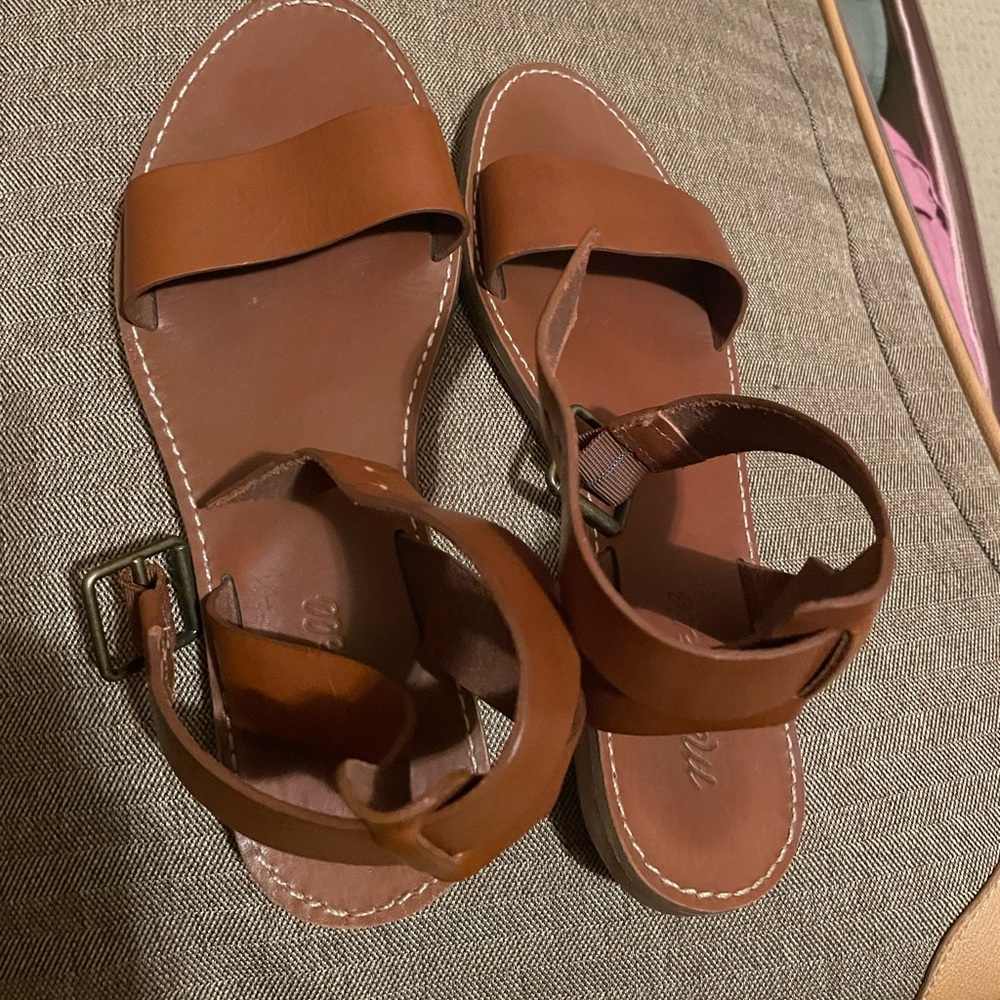 Madewell Brown Leather Sandals